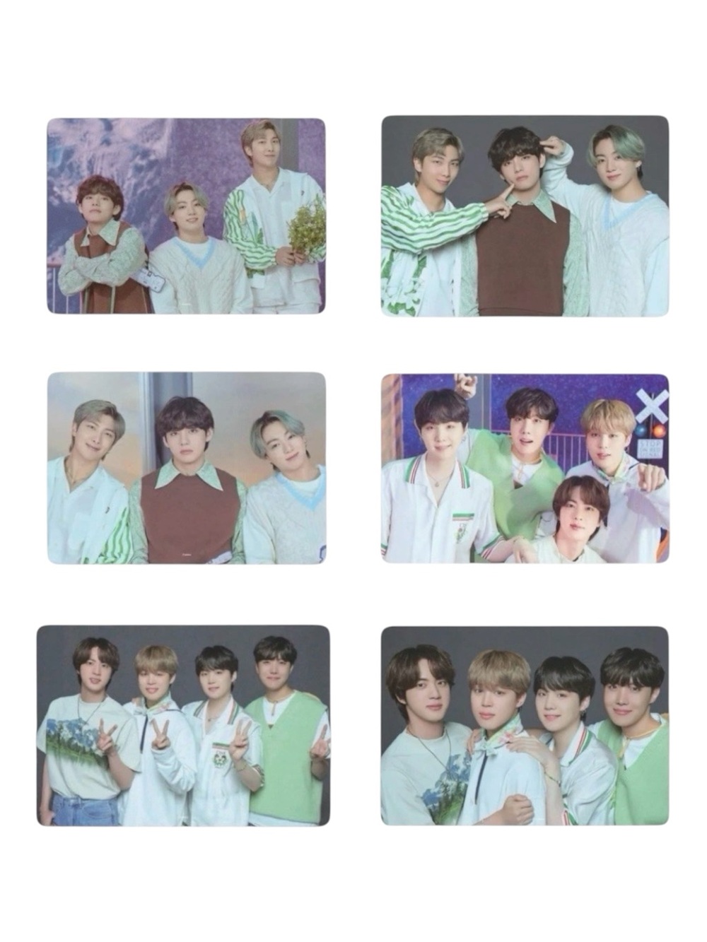 BTS 2021 MUSTER SOWOOZOO MINI PHOTO CARD SET (6 IN TOTAL) PLS READ DESCRIPTION!